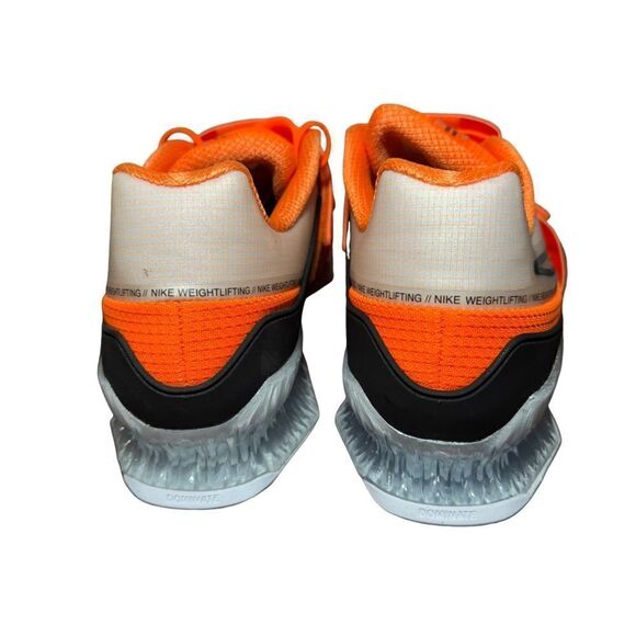 Nike Romaleos 4 Orange Mens Size 12.5 Weightlifting Training Shoes CD3463-801